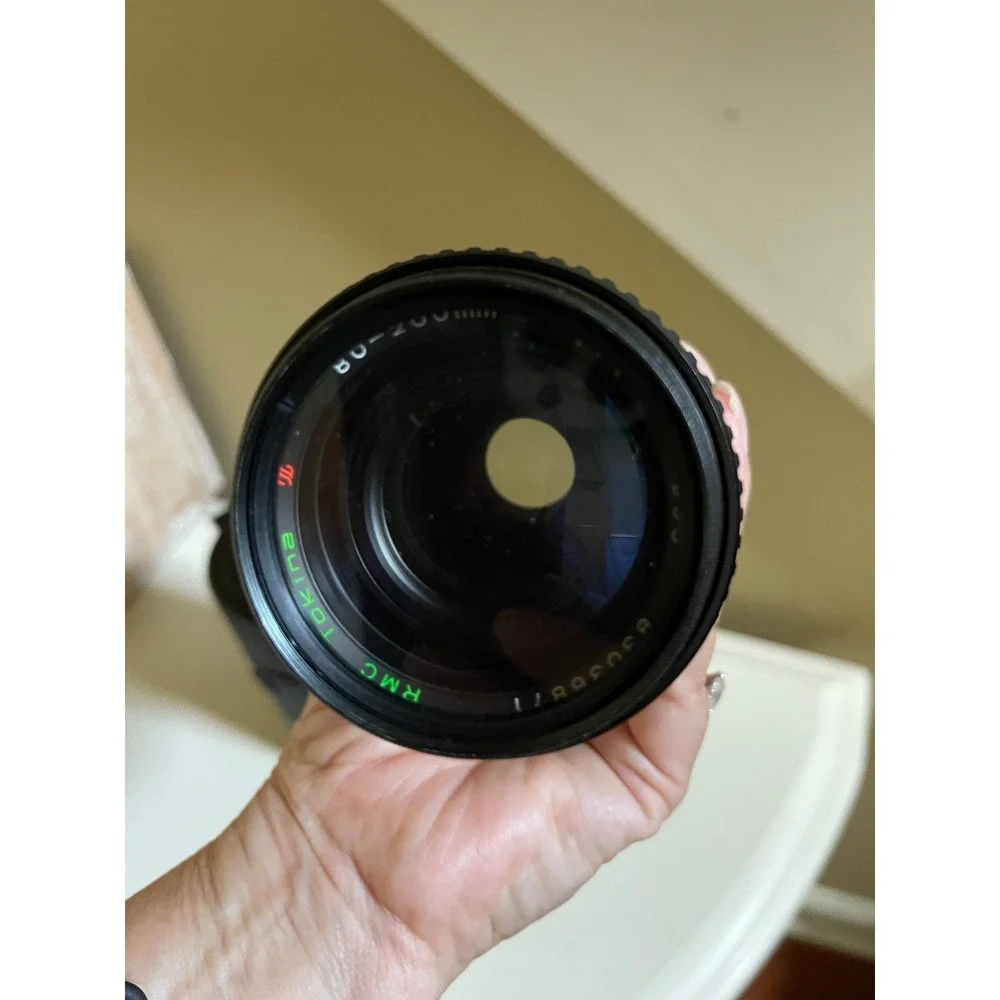 RMC Tokina 80-200mm Made in Japan Telephoto Zoom Lens for Pentax K with Case
